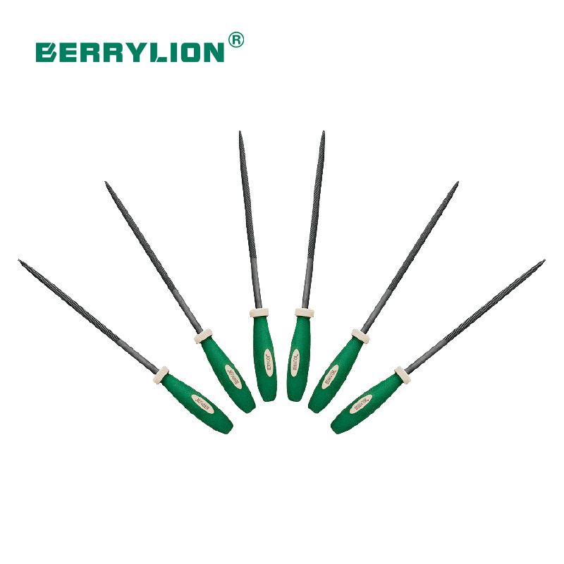 6pcs dual colors file set（Point Square file）