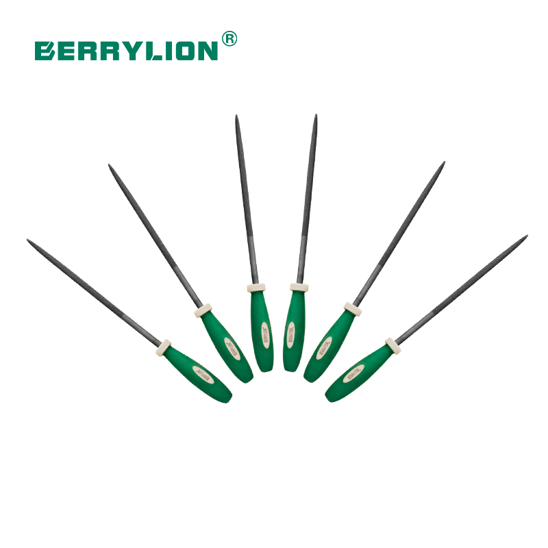 6pcs dual colors file set（Point round file）