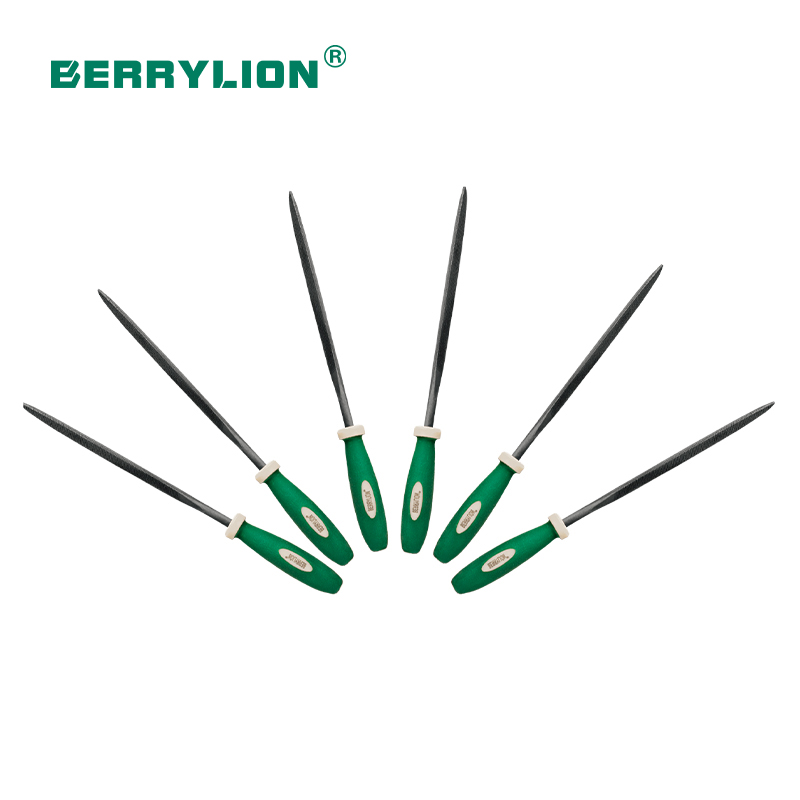 6pcs dual colors file set（Triangle file）