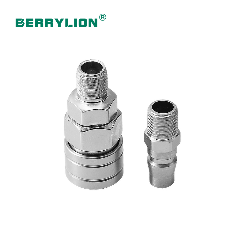 Outside screw automatic locking joints