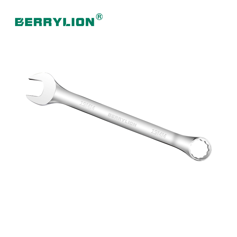 Polished combination wrench