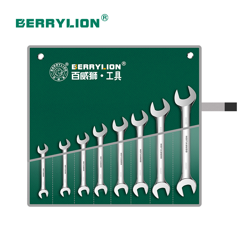 European style double open wrench set